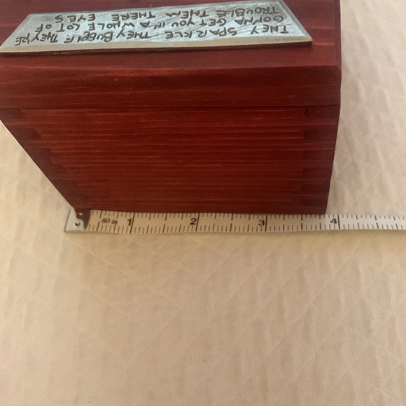 Meryl Waitz Scarlett heart box NIB - Picture 7 of 9